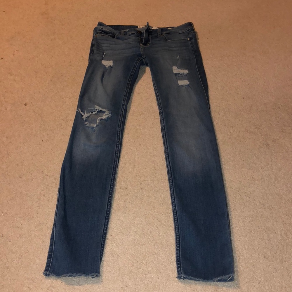 Hollister ripped jeans